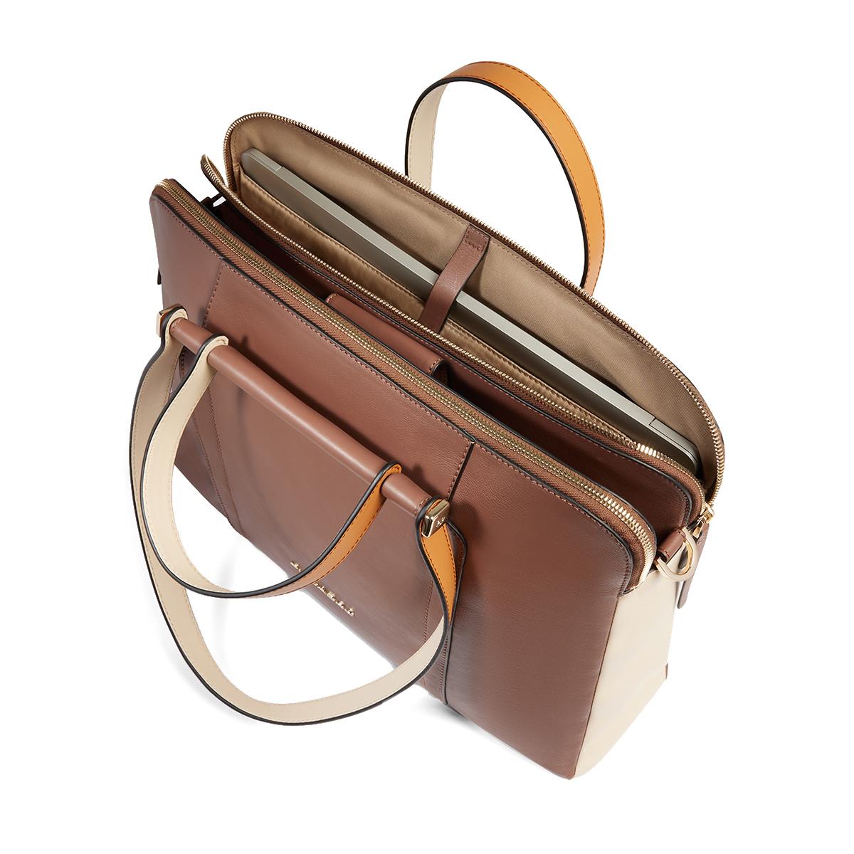 Piquadro Cartella Porta PC 15" Circle Marrone Beige - 6