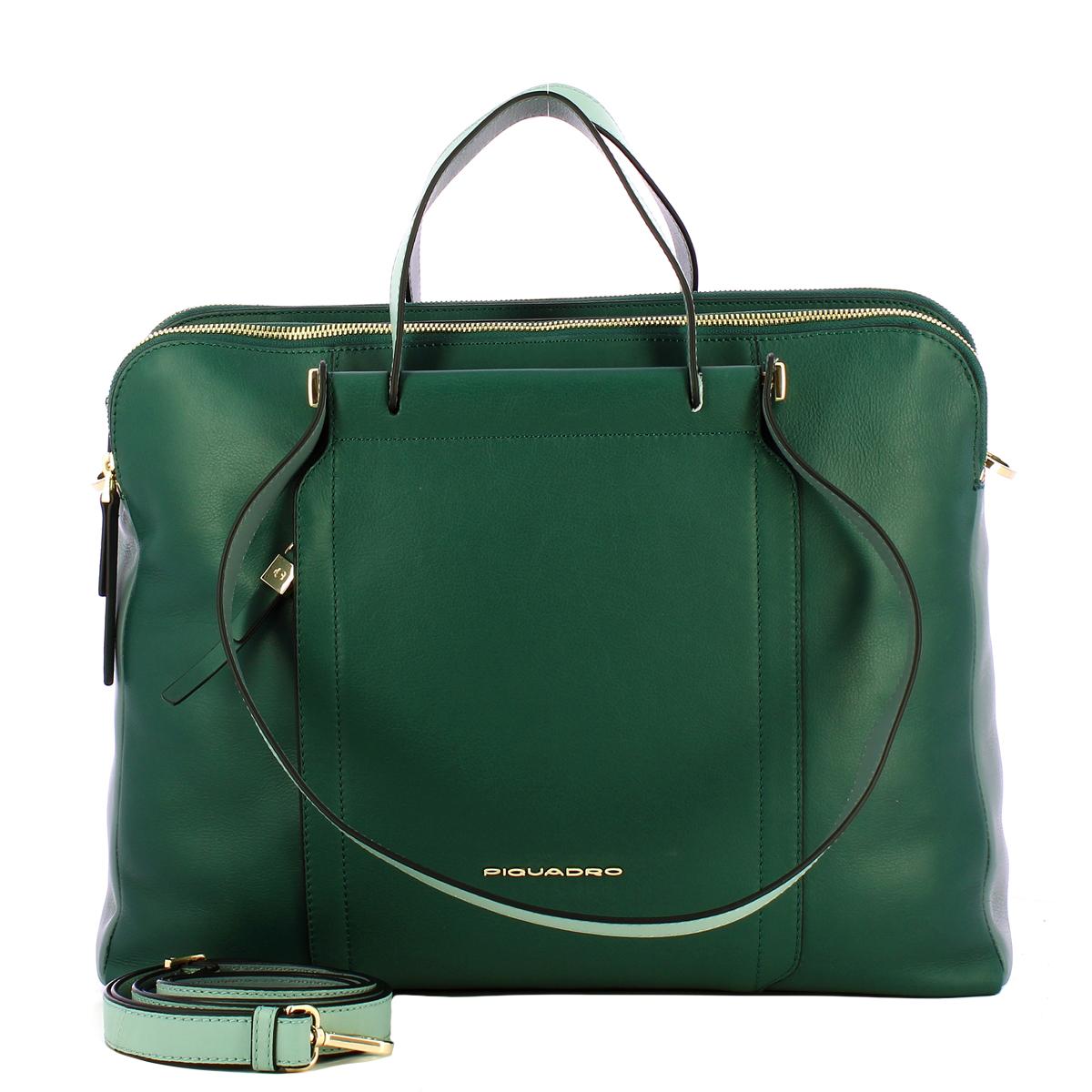 Piquadro Circle 15" Ottanio Avio Laptop Briefcase - 4