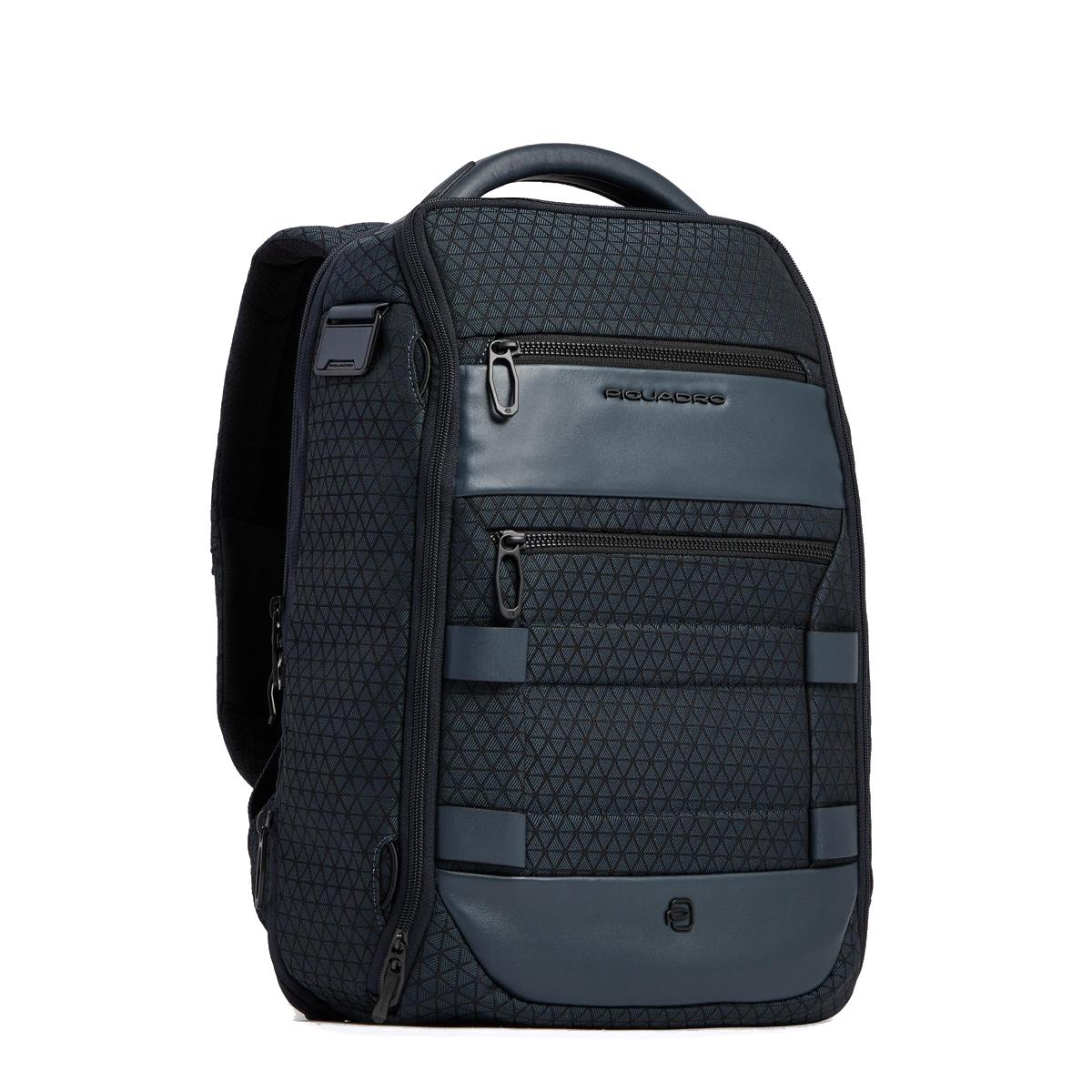 Piquadro Zaino Hexagon Porta PC 14.0 Blu - 2