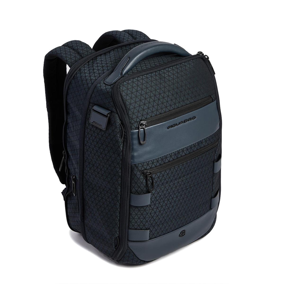 Piquadro Zaino Hexagon Porta PC 14.0 Blu - 4