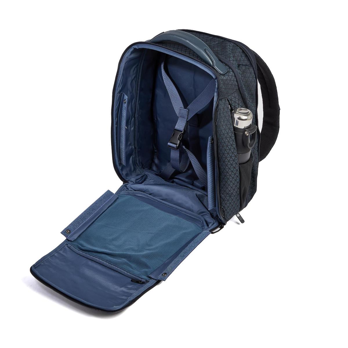 Piquadro Zaino Hexagon Porta PC 14.0 Blu - 7