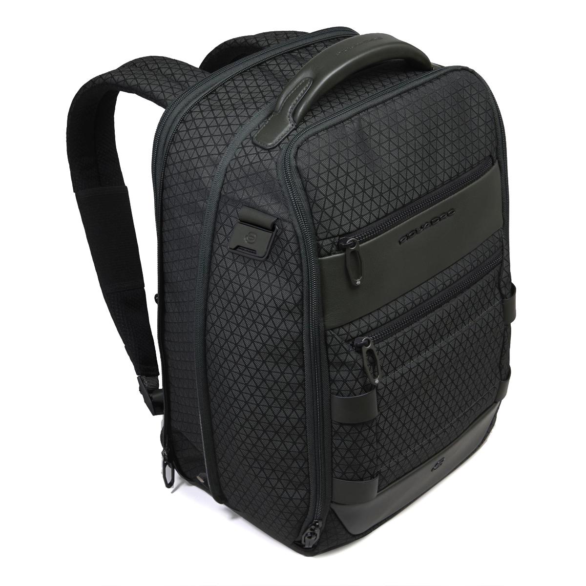 Piquadro Zaino Hexagon Porta PC 14.0 Verde - 4