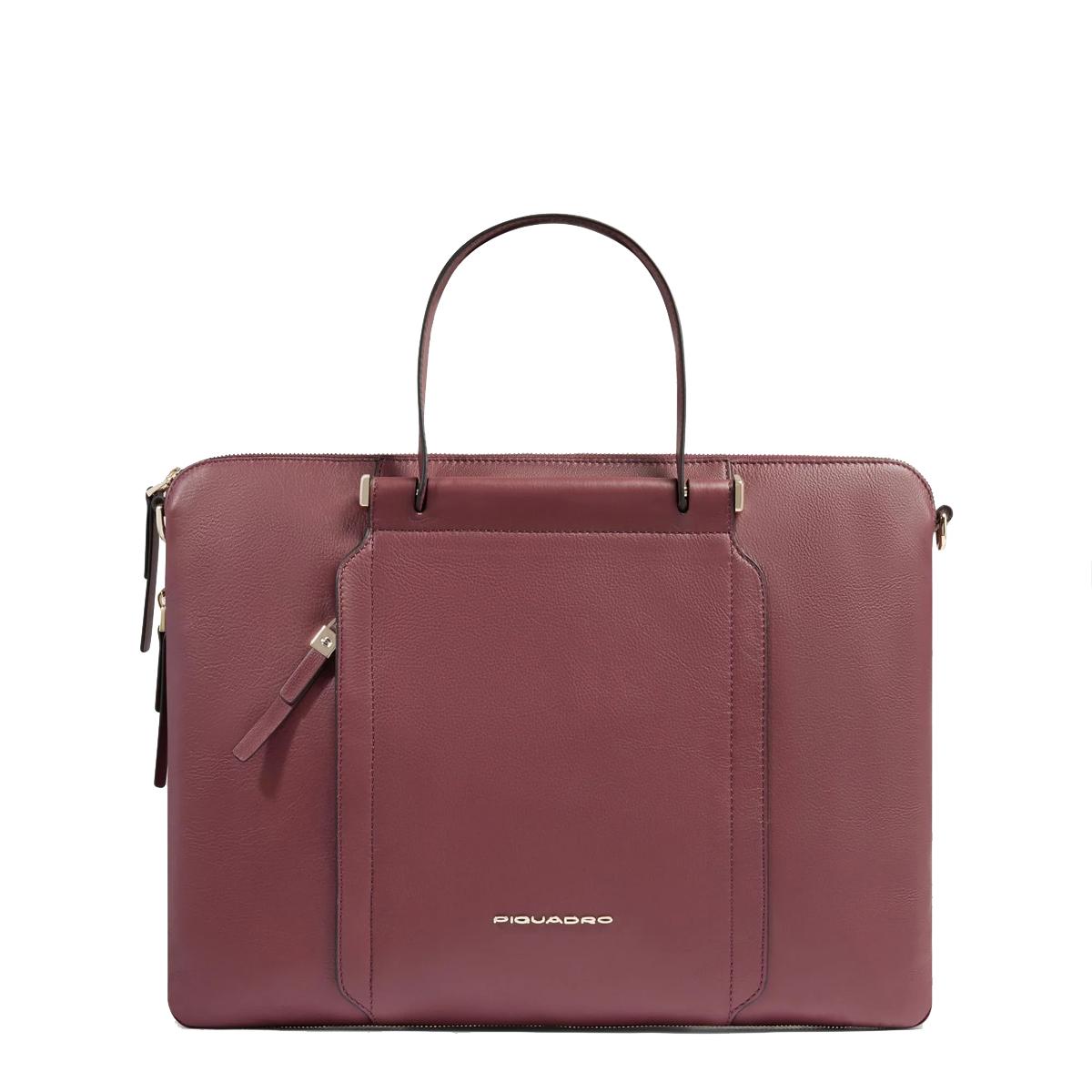 Piquadro Circle 15.6" Bordeaux Laptop Briefcase - 1