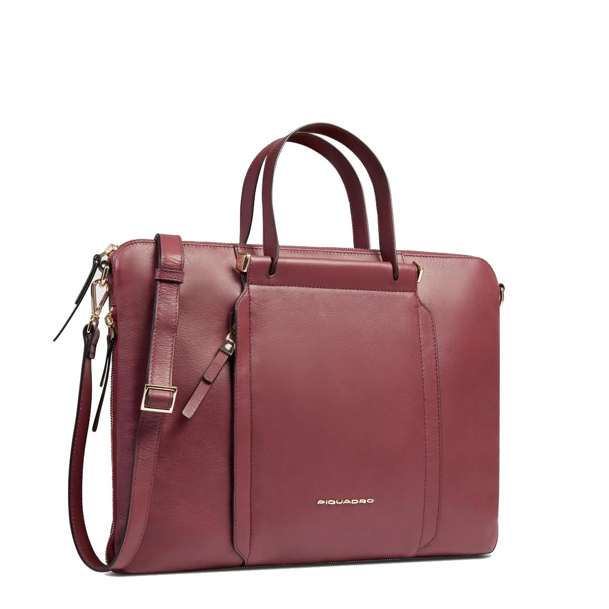 Piquadro Circle 15.6" Bordeaux Laptop Briefcase - 2
