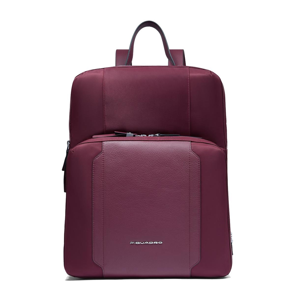Piquadro Lyra Bordeaux 15.6" Laptop Backpack - 1