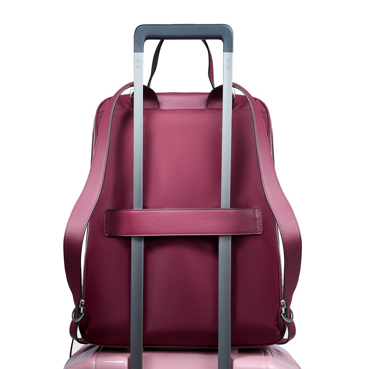 Piquadro Lyra Bordeaux 15.6" Laptop Backpack - 3