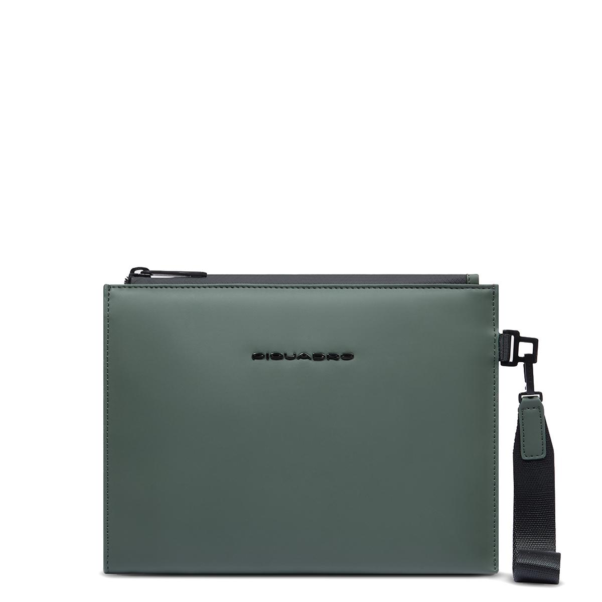 Piquadro Pochette Corner 2.0 Verde - 1