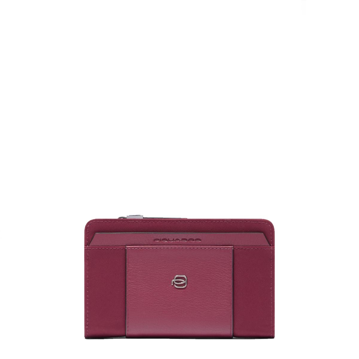 Piquadro Portafoglio Medio Circle Bordeaux - 1
