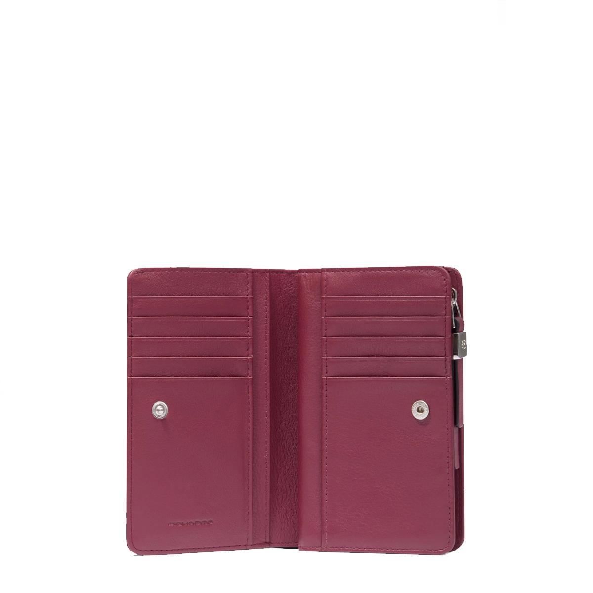 Piquadro Portafoglio Medio Circle Bordeaux - 3