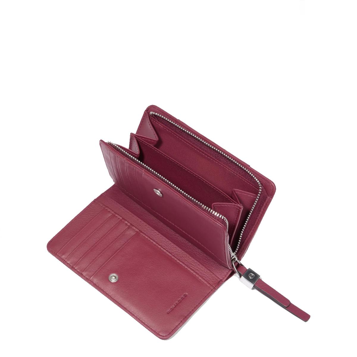 Piquadro Portafoglio Medio Circle Bordeaux - 4