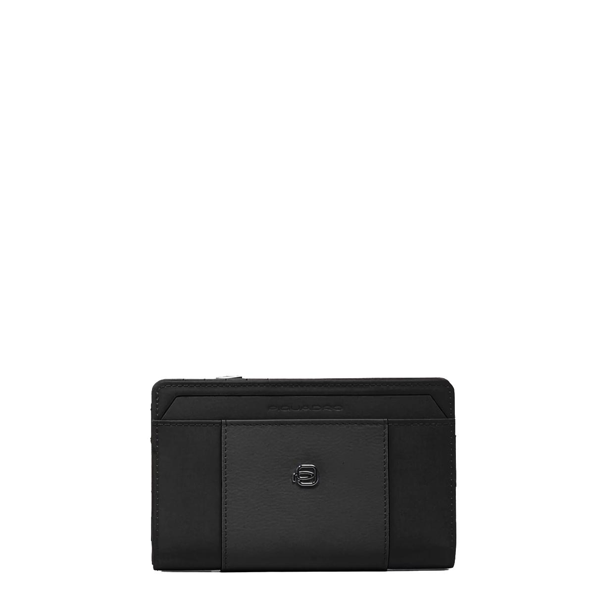 Piquadro Portafoglio Medio Circle Nero - 1