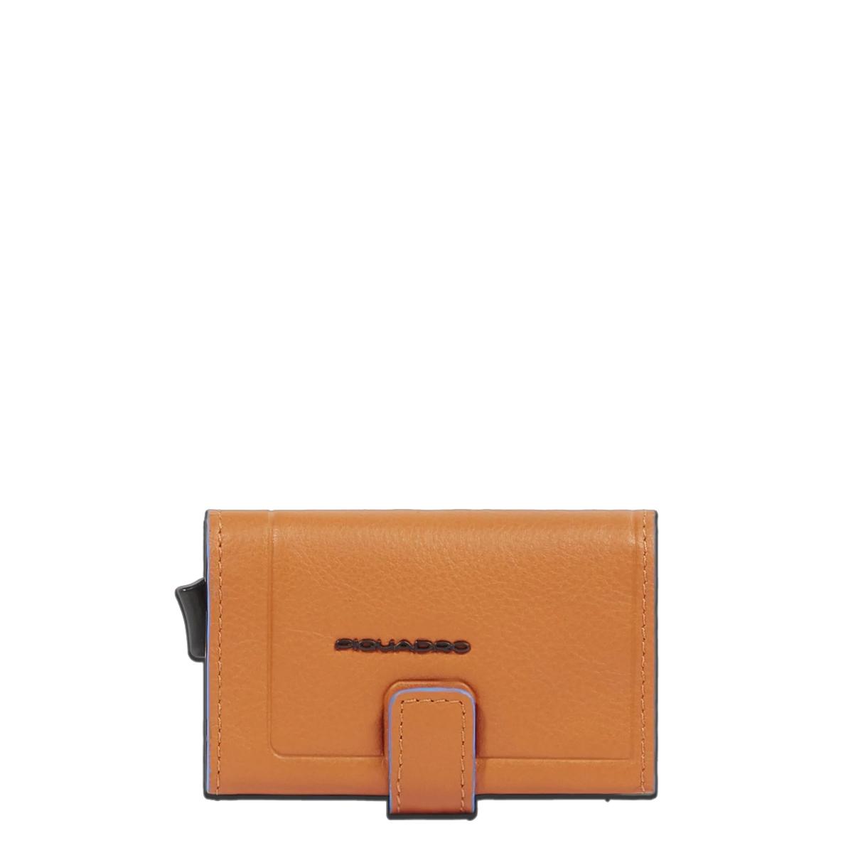 Piquadro Porta Carte in metallo Atlas Arancione - 1