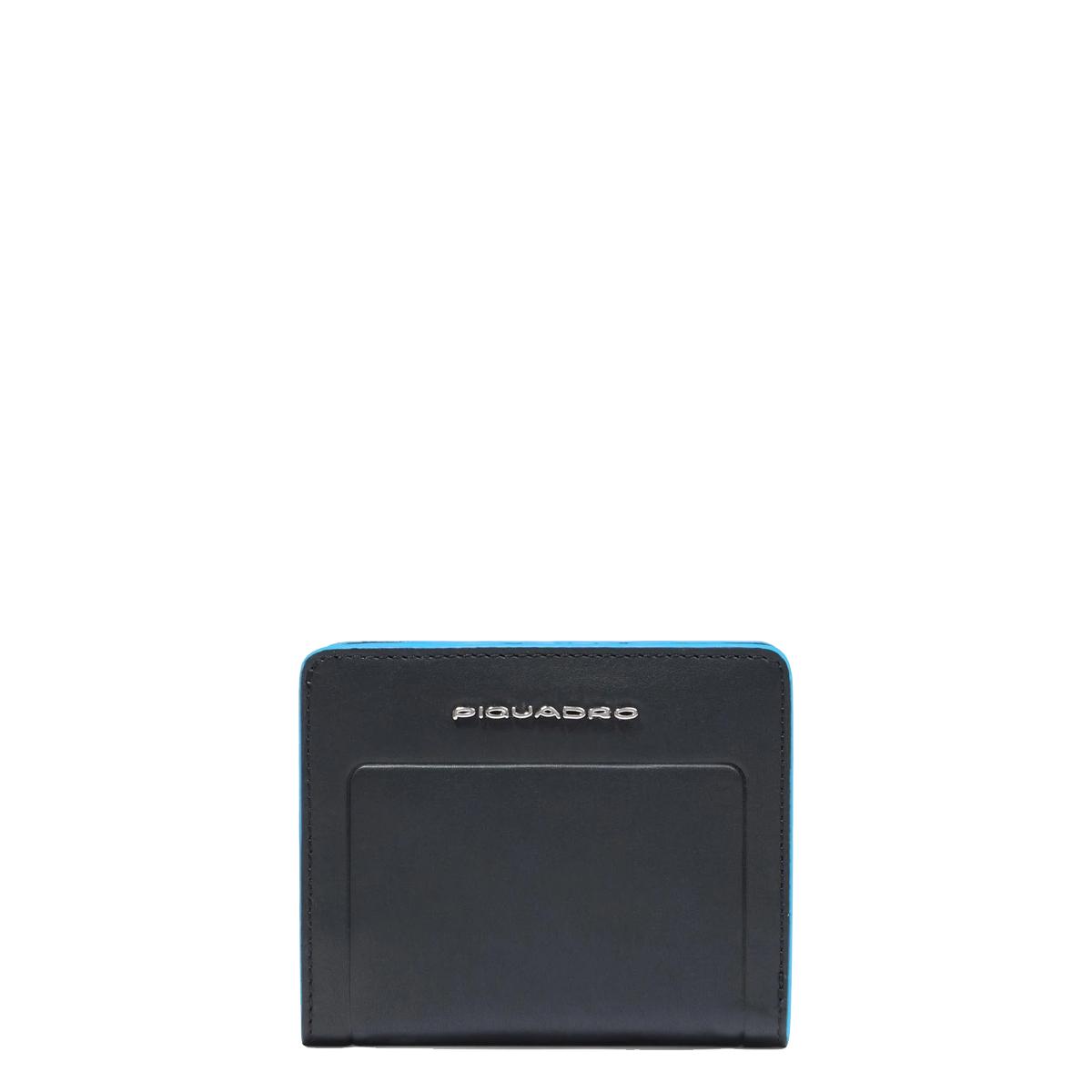 Piquadro Portafoglio Piccolo Blue Square Nero - 1