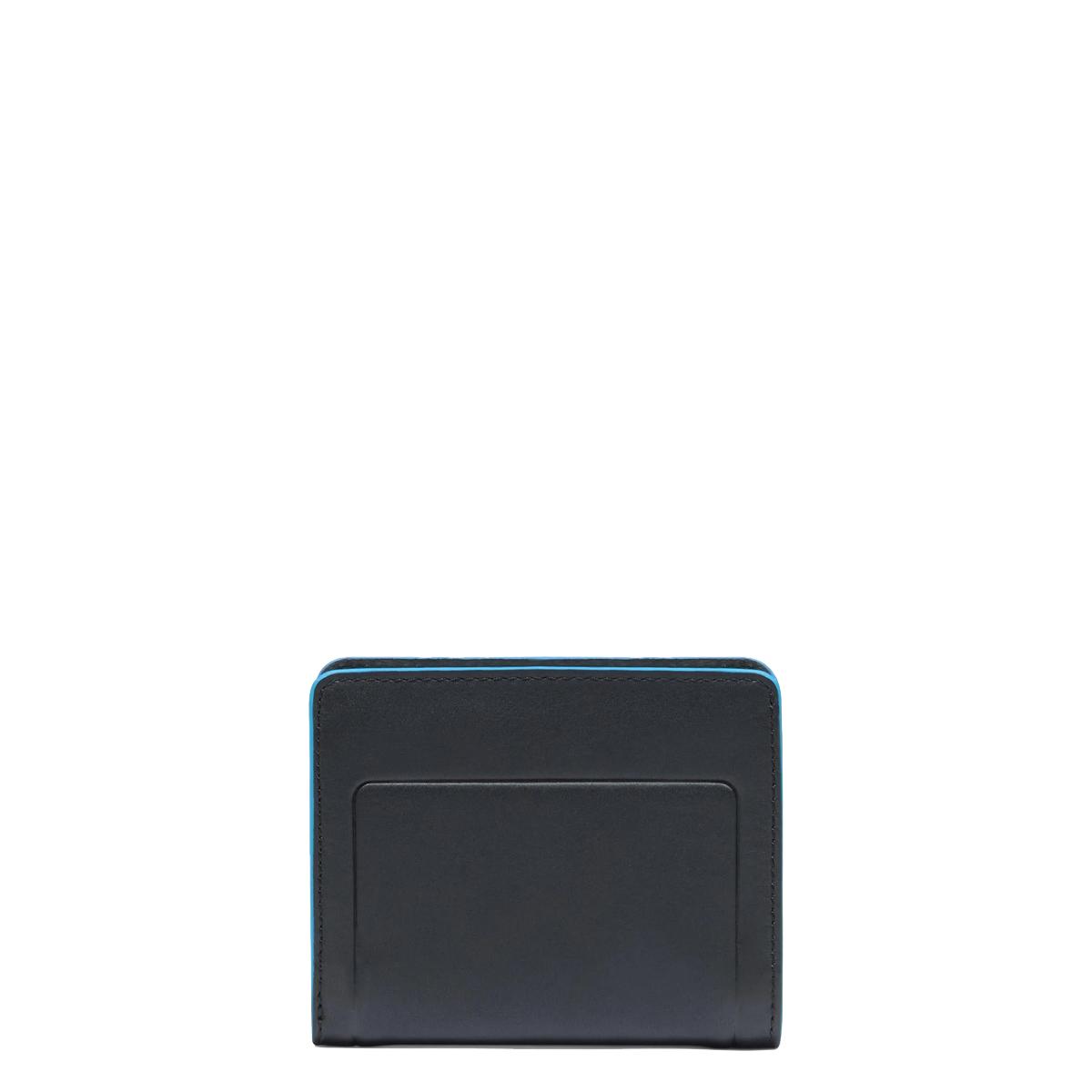 Piquadro Portafoglio Piccolo Blue Square Nero - 2