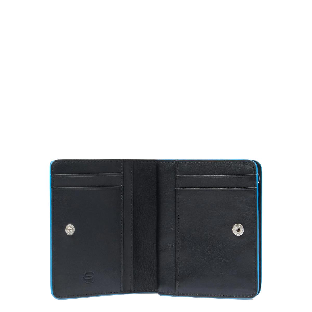 Piquadro Portafoglio Piccolo Blue Square Nero - 3