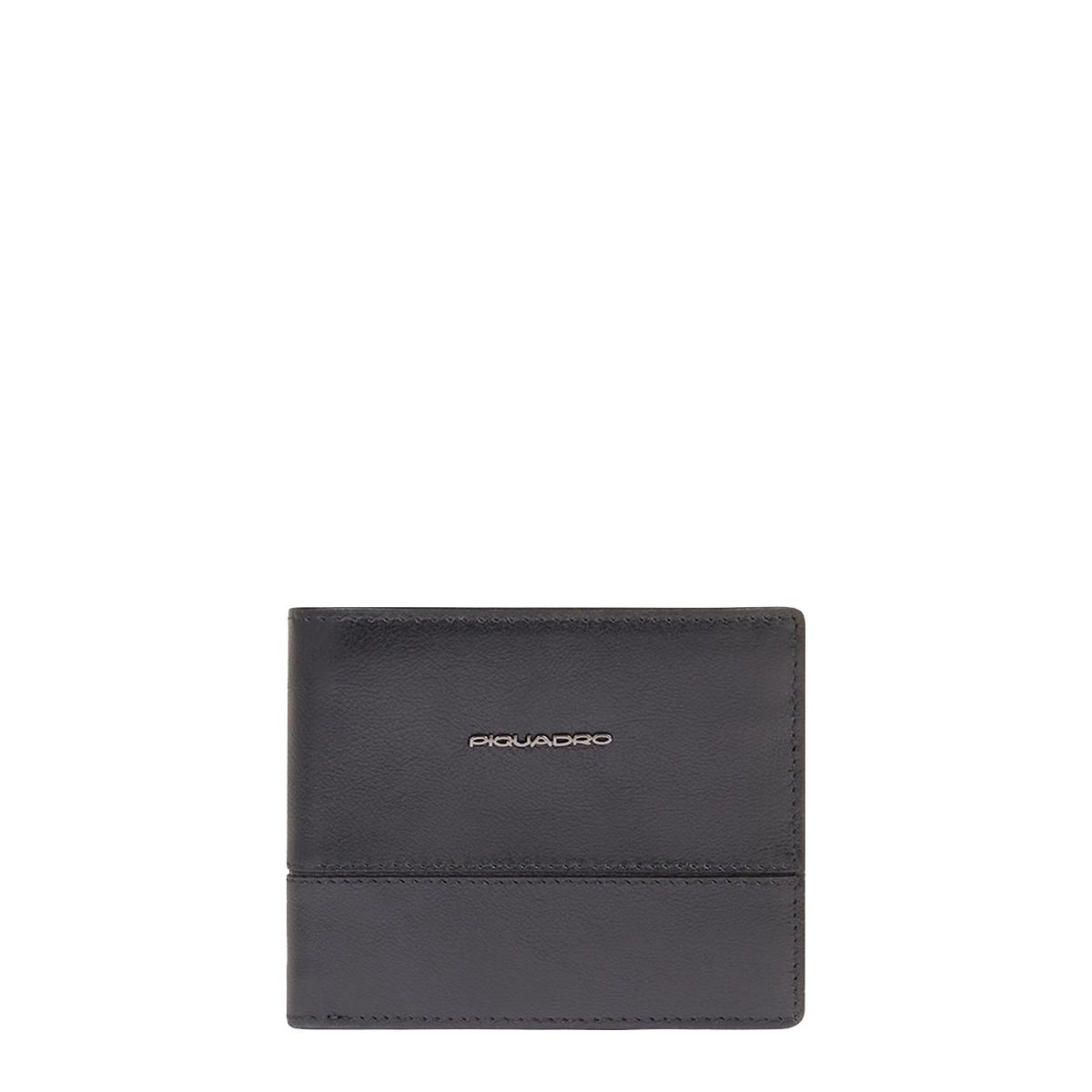 Piquadro Portafoglio Philip con porta ID Removibile Nero - 1