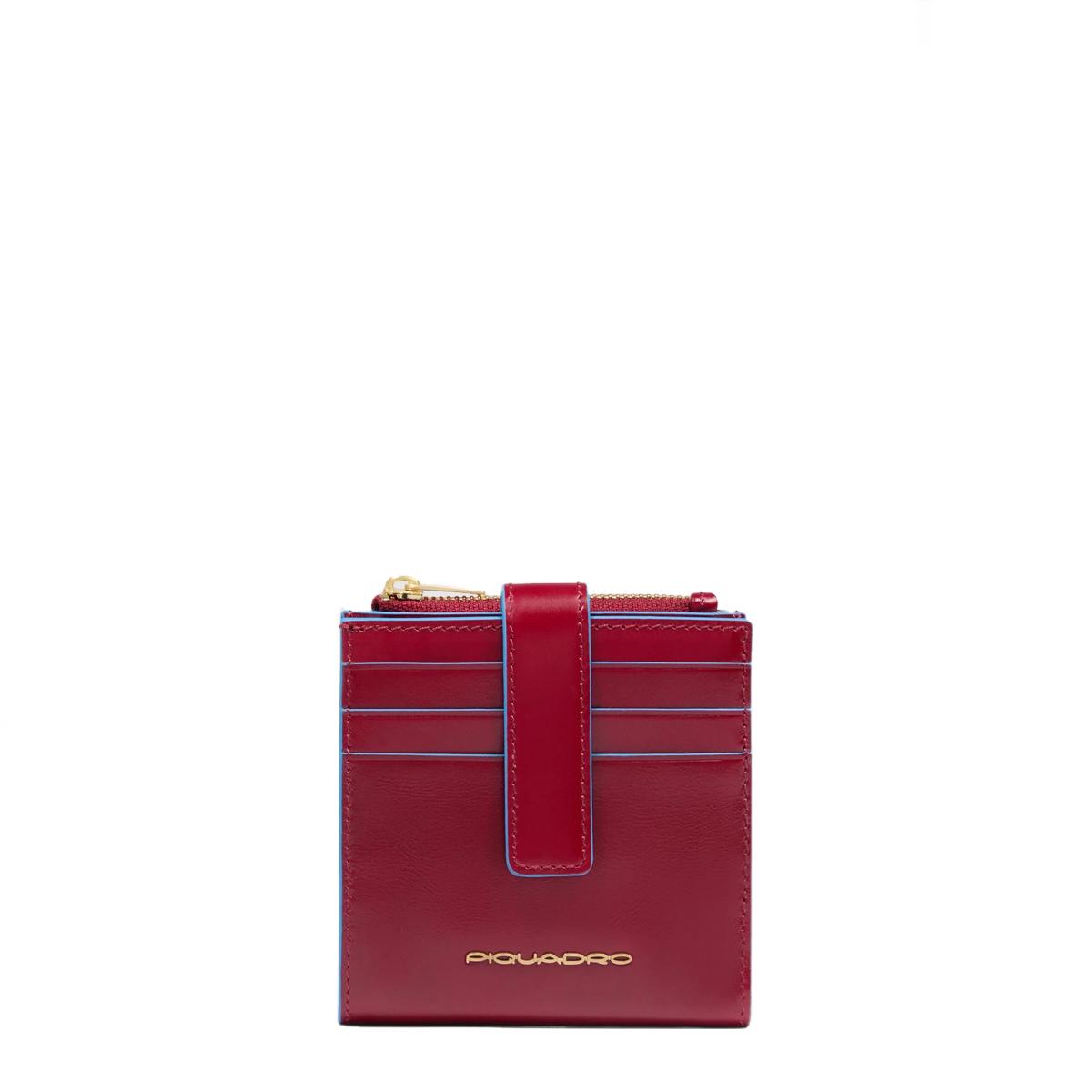 Piquadro Portacarte donna Blue Square Rosso - 1