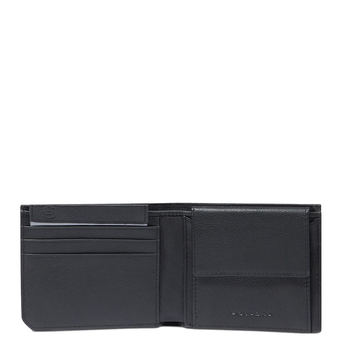 Piquadro Portafoglio con porta ID RFID Russel Nero - 3