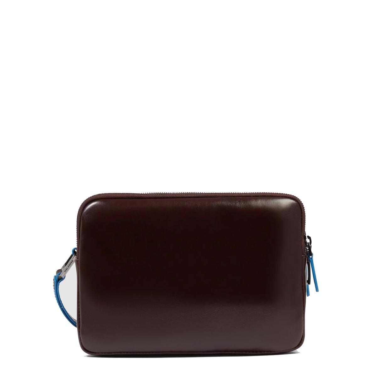 Piquadro Pochette con chiusura con impronta digitale Blue Square Mogano - 3