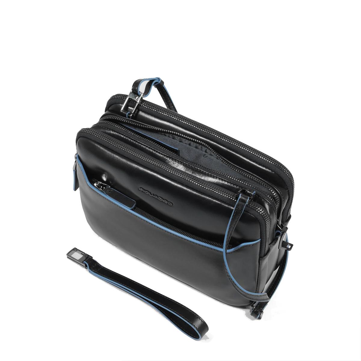 Piquadro Pochette con chiusura con impronta digitale Blue Square Nero - 4