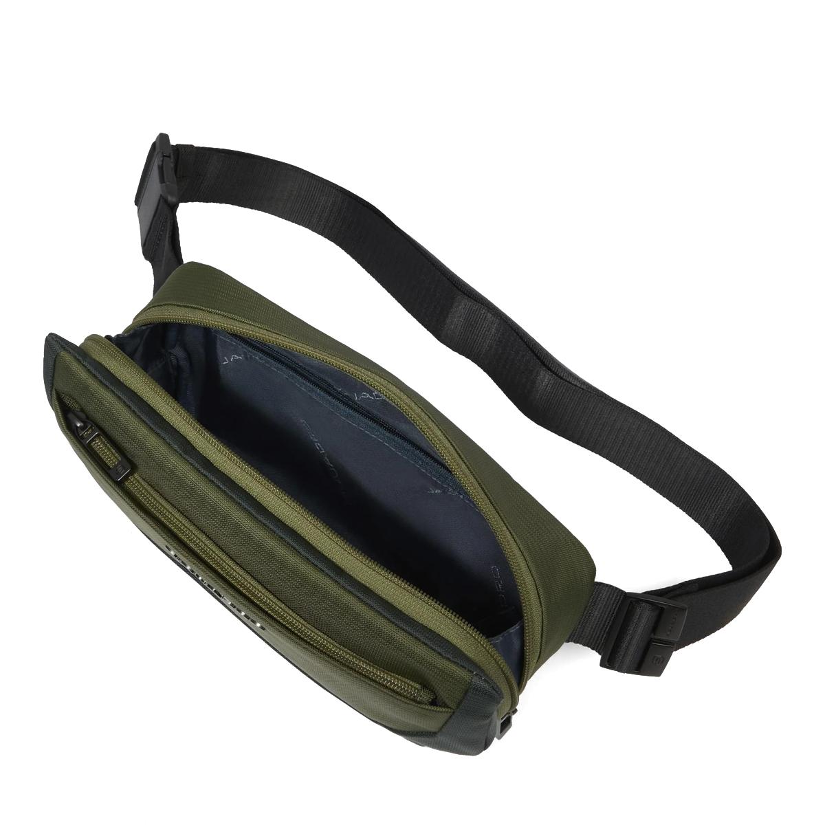 Piquadro Marsupio in tessuto riciclato S140 Verde - 5