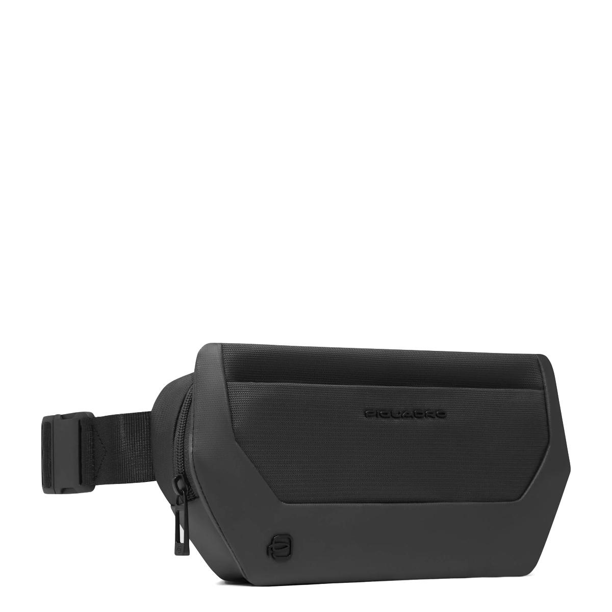 Piquadro Marsupio in tessuto riciclato S140 Nero - 2