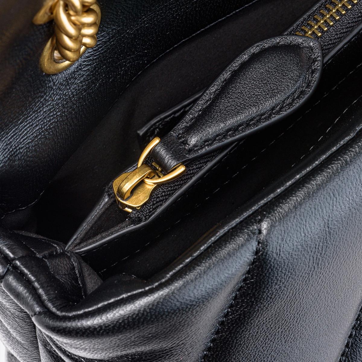 Pinko Borsa a tracolla Big Love Puff Maxi Quilt Nero Antique Gold - 5