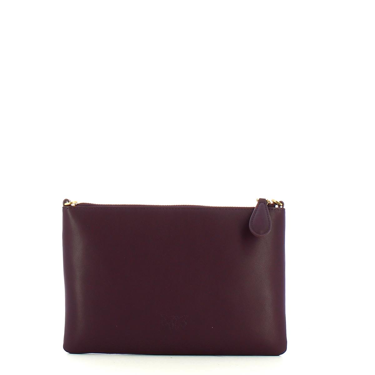 Pinko Pochette Flat Love Simply Rosso Granata Antique Gold - 3