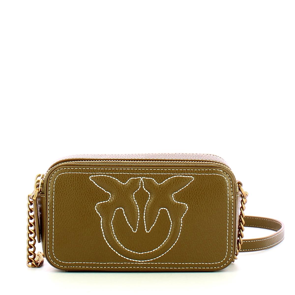 Pinko Camera Case Carrie Mini Piantagione Antique Gold - 1