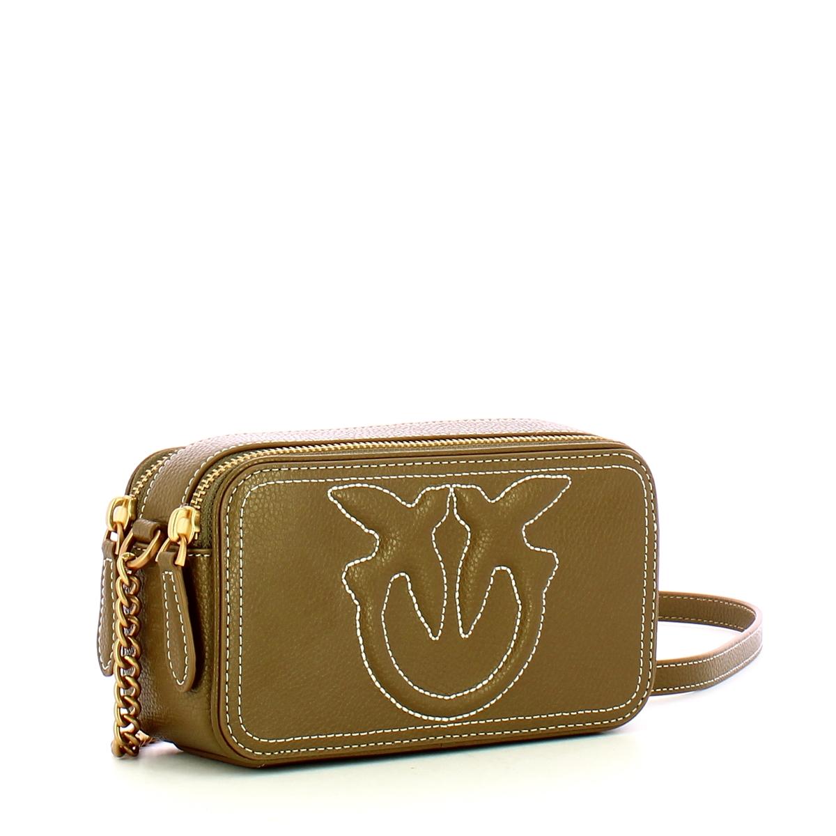 Pinko Camera Case Carrie Mini Piantagione Antique Gold - 2