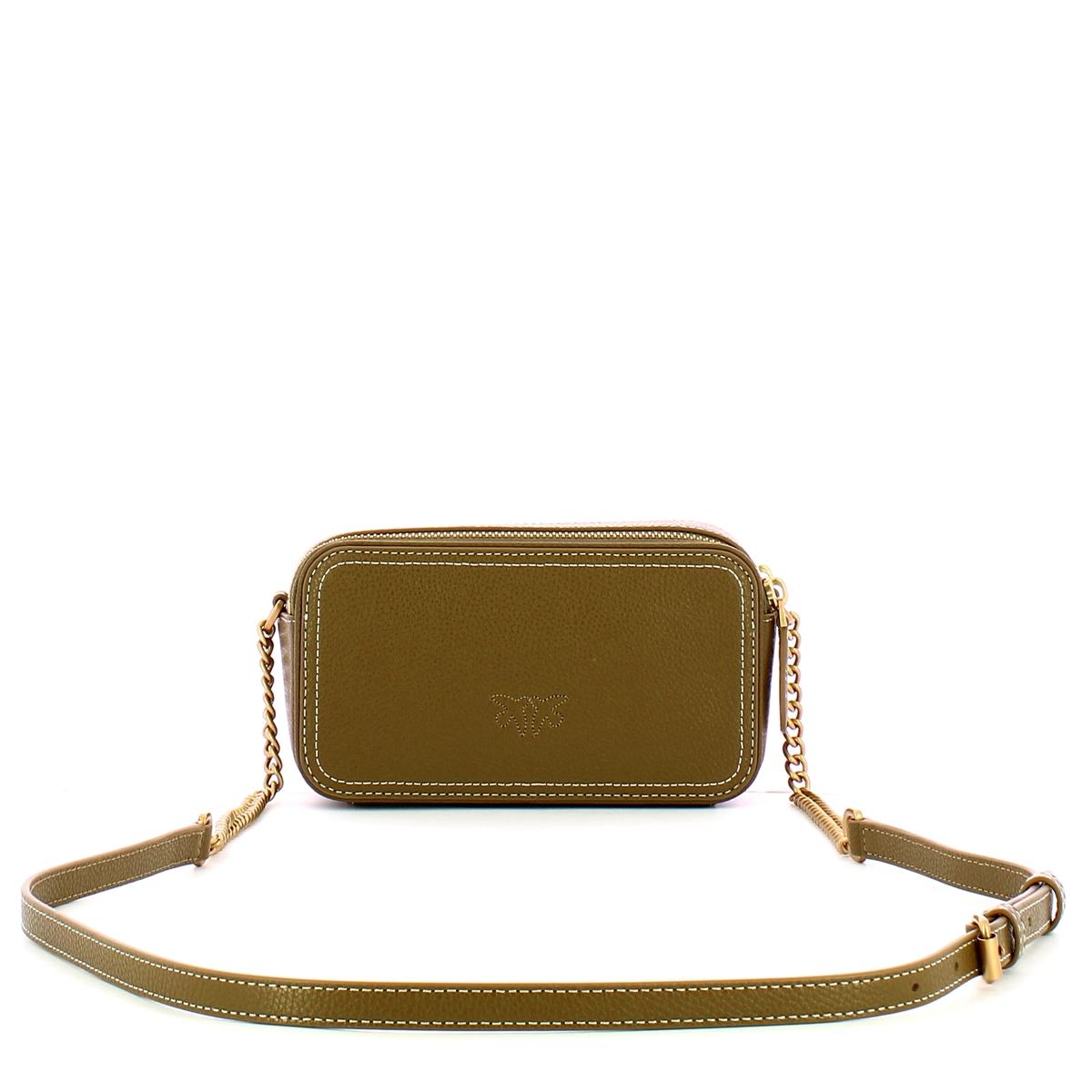 Pinko Camera Case Carrie Mini Piantagione Antique Gold - 3