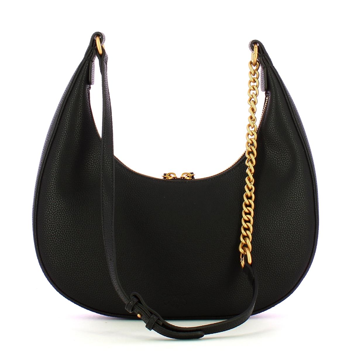 Pinko Sottospalla Brioche Hobo Classic Nero Antique Gold - 3