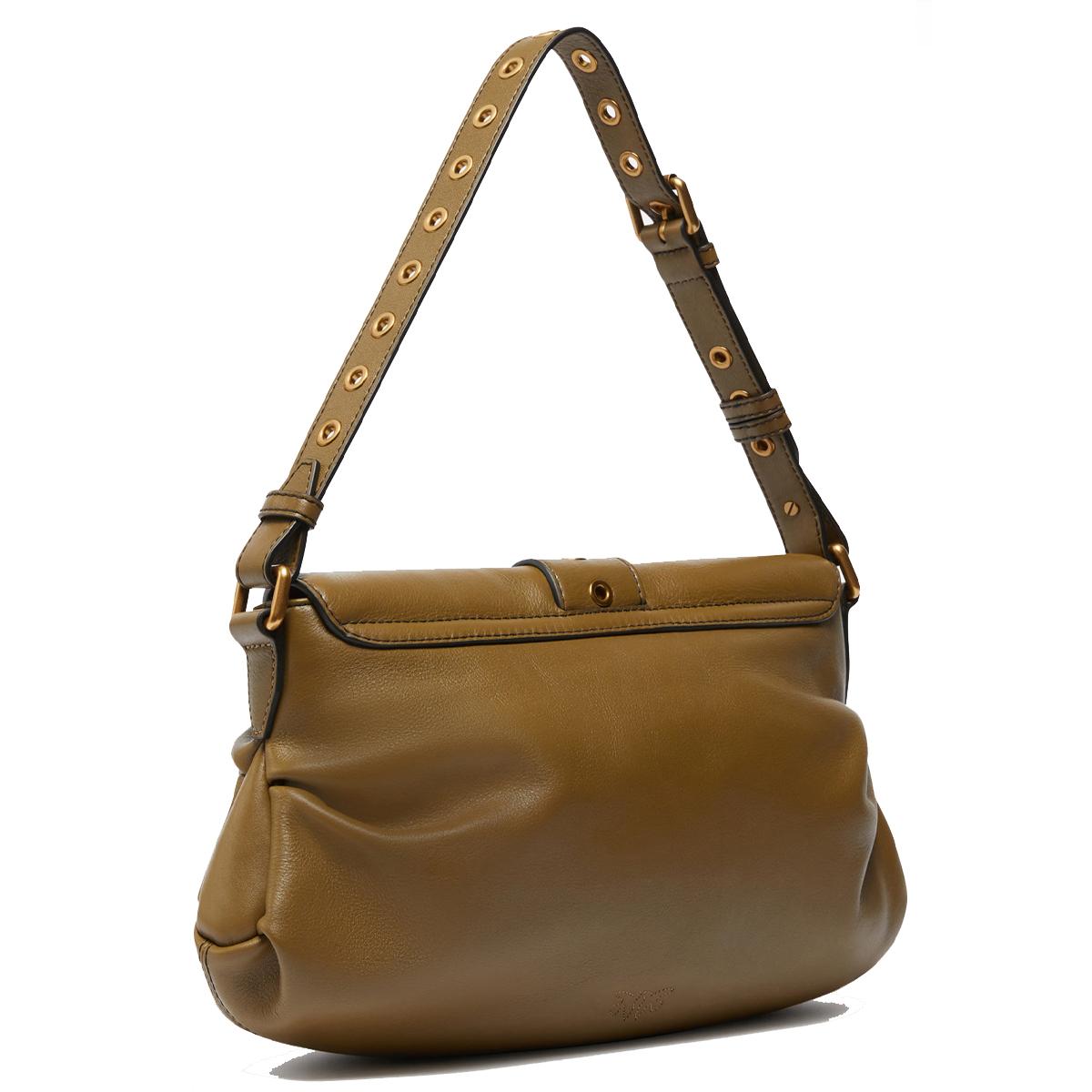 Pinko Borsa a spalla Jolene Classic Nero Antique Gold - 2