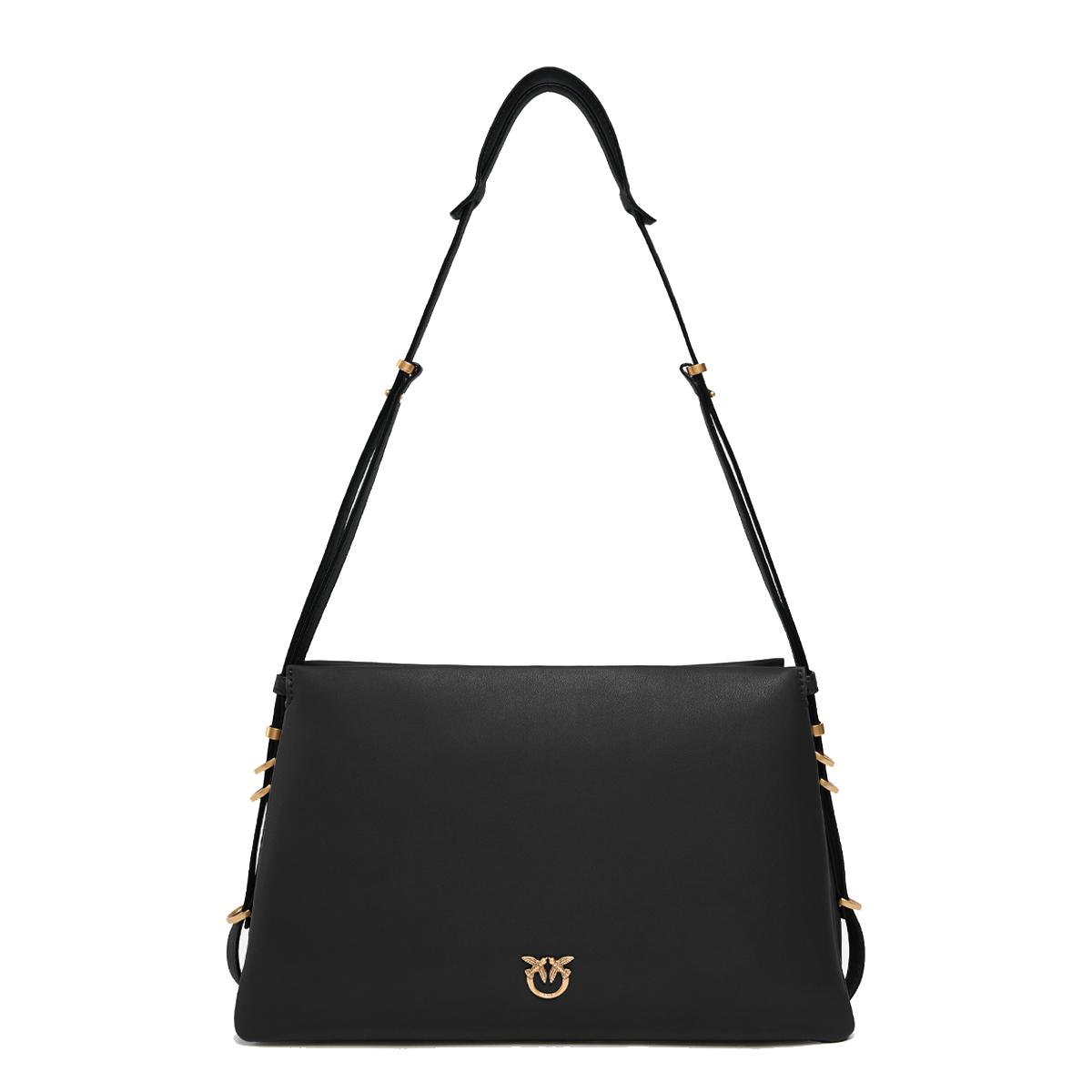 Pinko Borsa a spalla Triplet Nero Antique Gold - 1