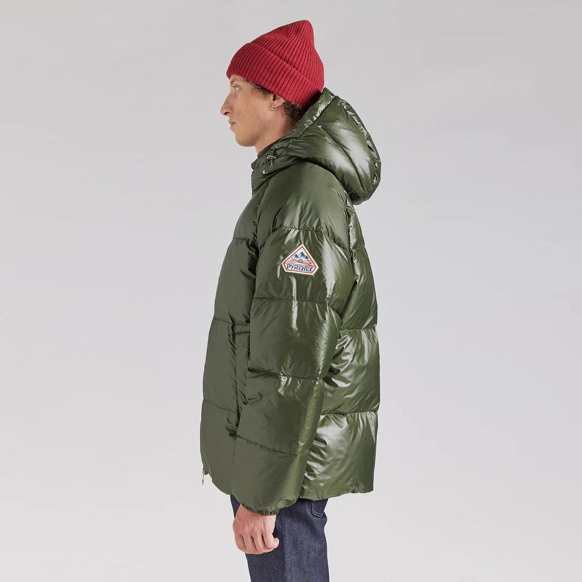 Pyrenex Giubbetto Sten Shiny Deep Khaki - 3