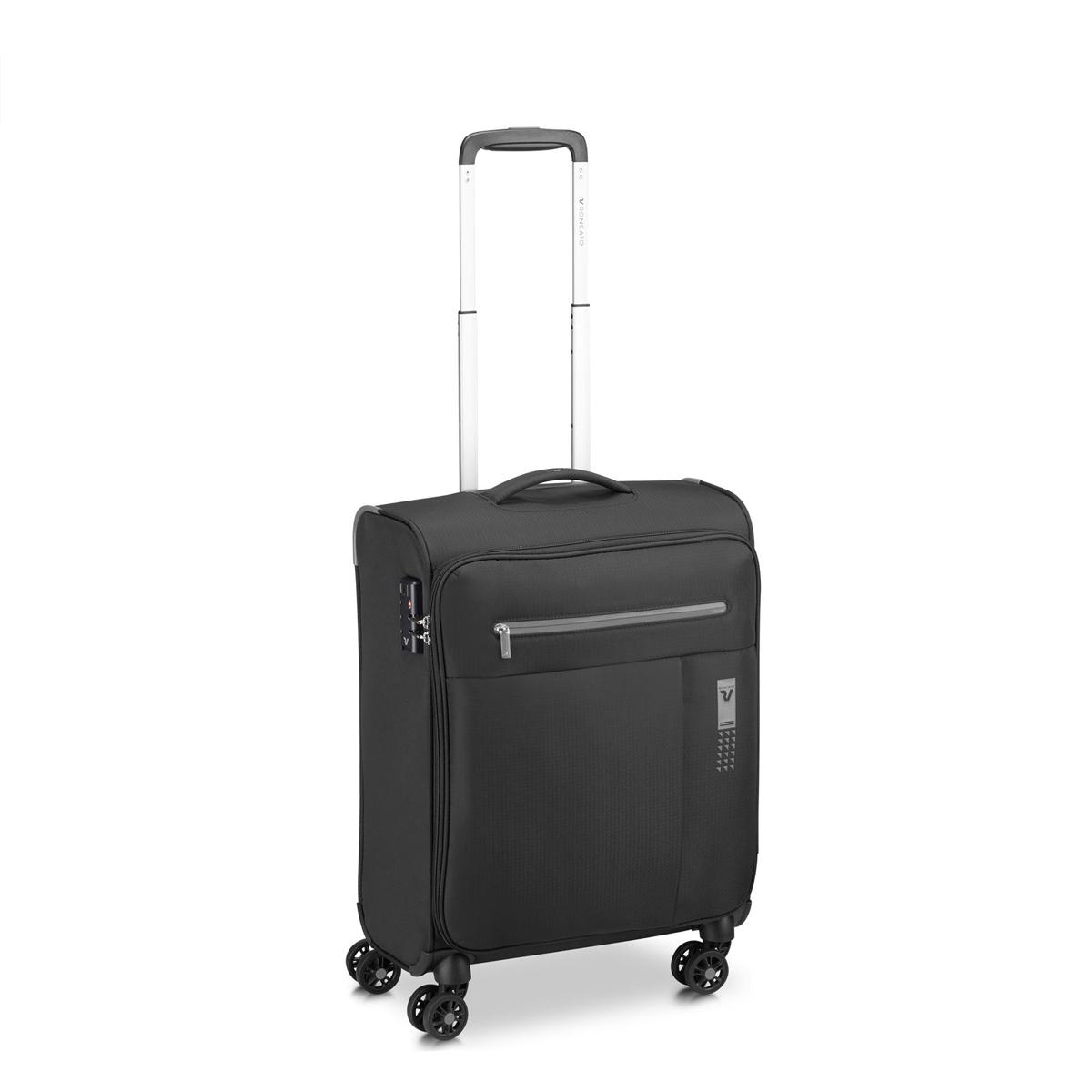 Roncato Bagaglio a mano Lite Soft 55 cm Nero Fumo - 1