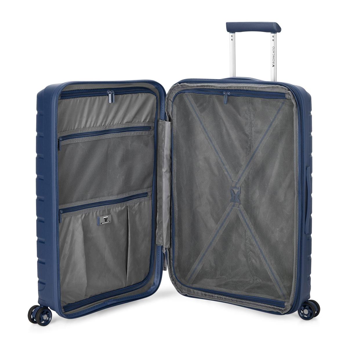 Roncato Trolley Medio Espandibile B-Flying 68 cm Blu Notte - 6