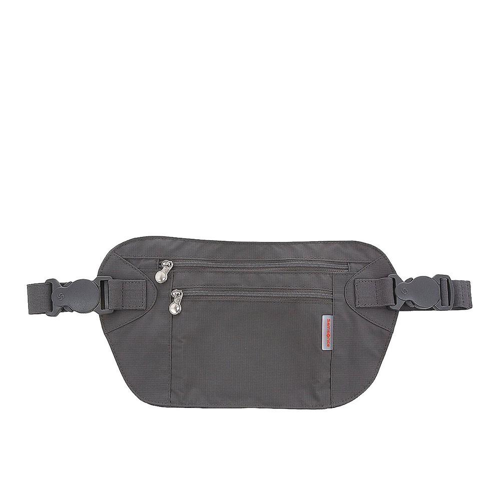 Double pocket money belt-GRAPHITE-UN