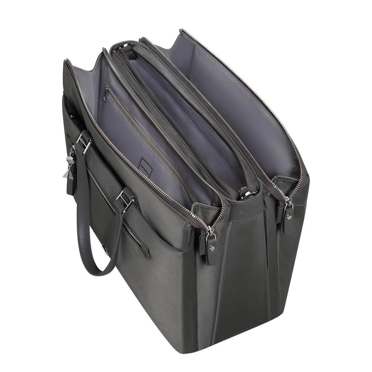 Samsonite Borsa a mano Porta PC Karissa Evo 14.1" Gunmetal Green - 3