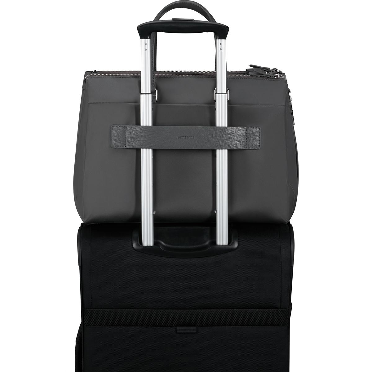 Samsonite Borsa a mano Porta PC Karissa Evo 14.1" Gunmetal Green - 6