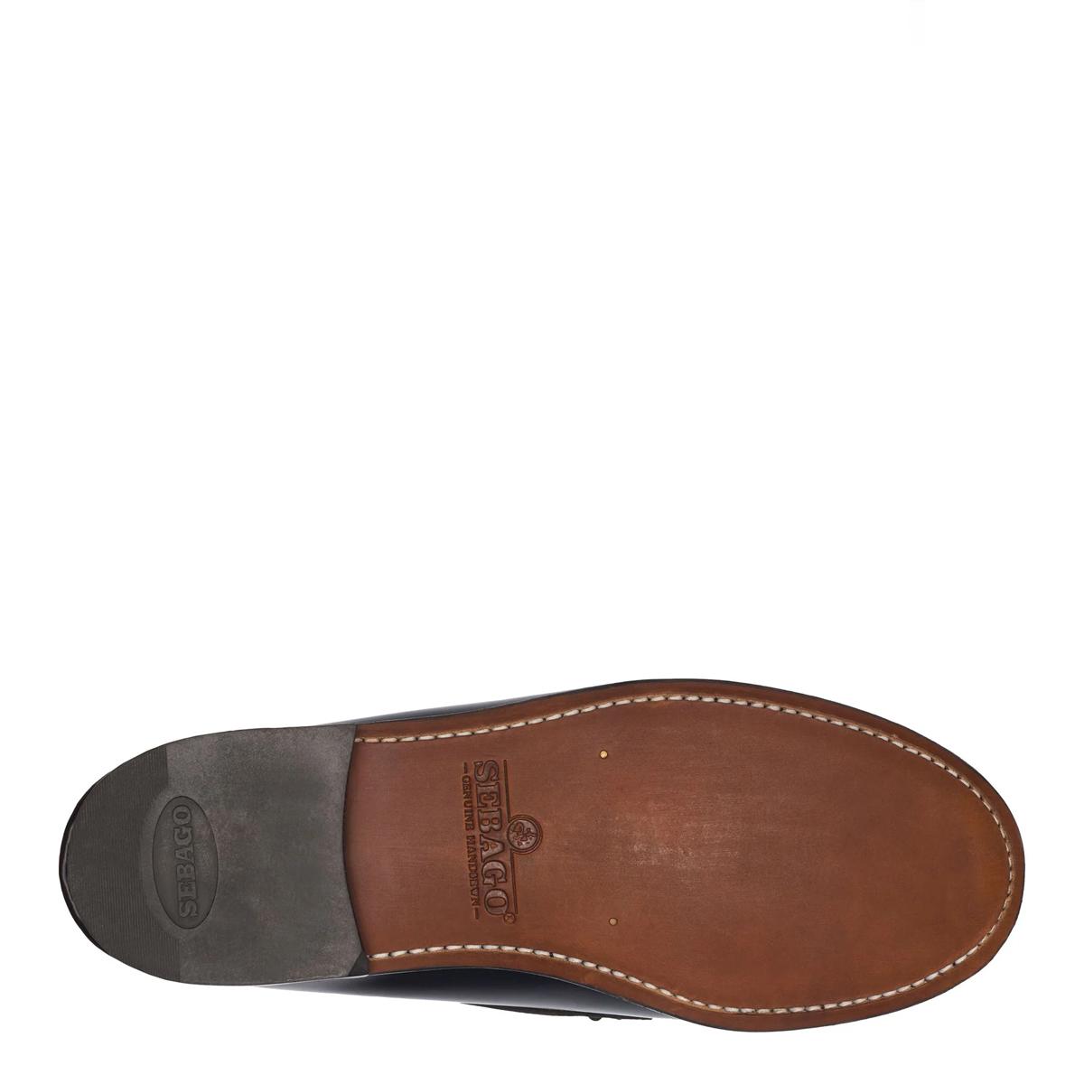 Sebago Mocassino Donna Classic Dan Black White Black - 2