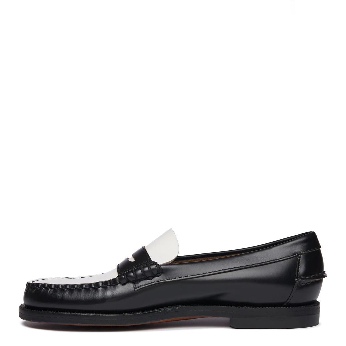 Sebago Mocassino Donna Classic Dan Black White Black - 3