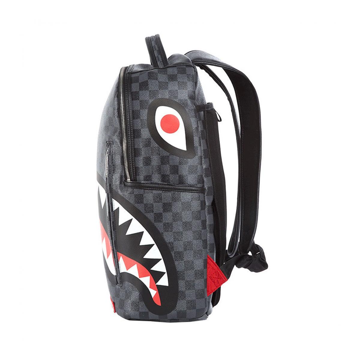 Sprayground Zaino Grey Shark in Paris Limited Edition - 3