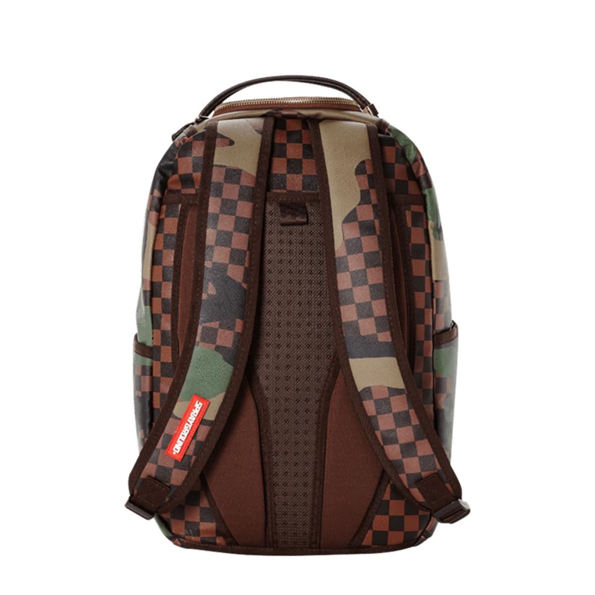 Sprayground Zaino Checkered Camo Shark Limited Edition - 4
