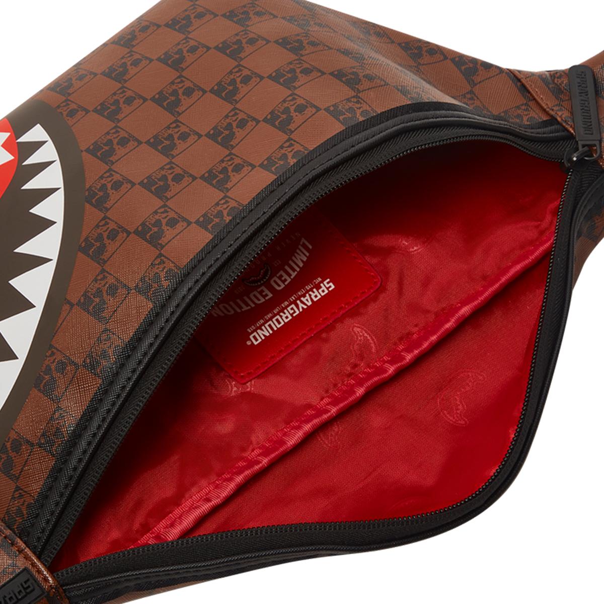 Sprayground Marsupio Skull Check Limited Edition - 4