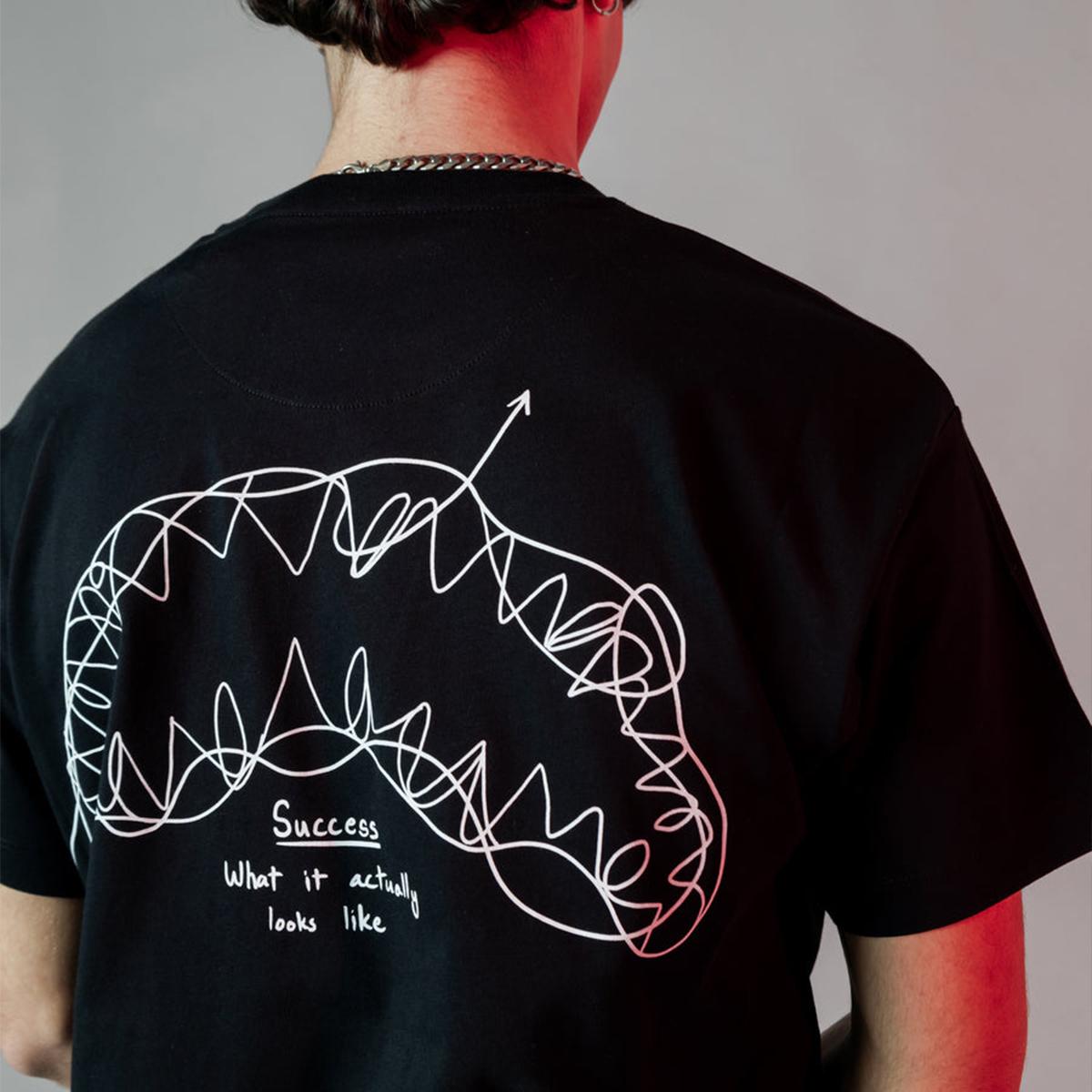 Sprayground T-Shirt Success Line Black - 5