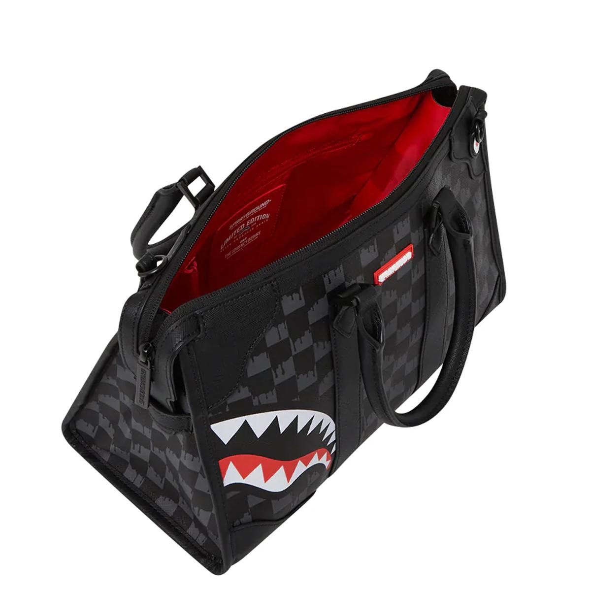 Sprayground Borsa a mano Drip Check Shark Limited Edition - 6