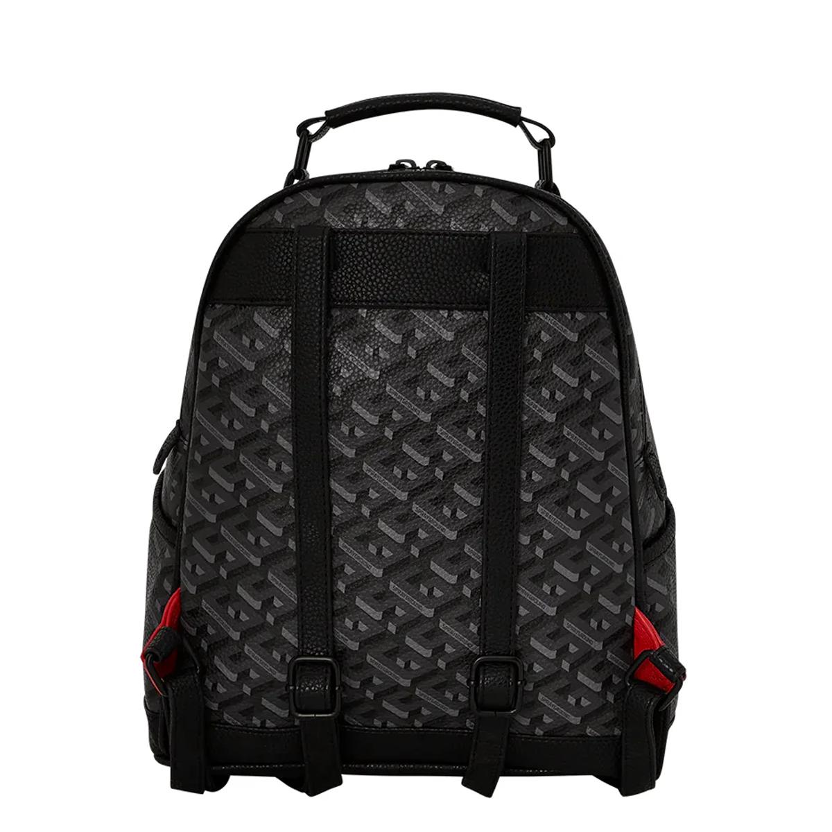 Sprayground Zaino Small 3DSG Blackout Savage Limited Edition - 4