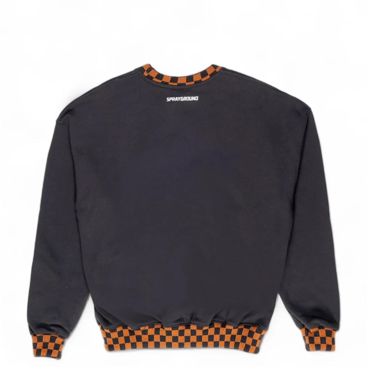 Sprayground Felpa Tufting Shark Crewneck Check - 2