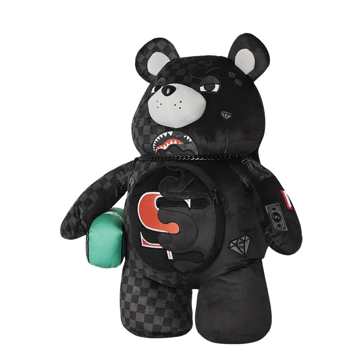 Sprayground Zaino Unfinished Shark Teddy Bear Limited Edition - 3